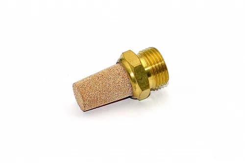 Глушитель выхлопа латунный с наружной резьбой BSL 03 (R3/8") - фото 1
