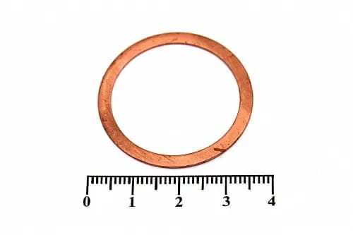 Шайба медная 30*38*1.0 - фото 1